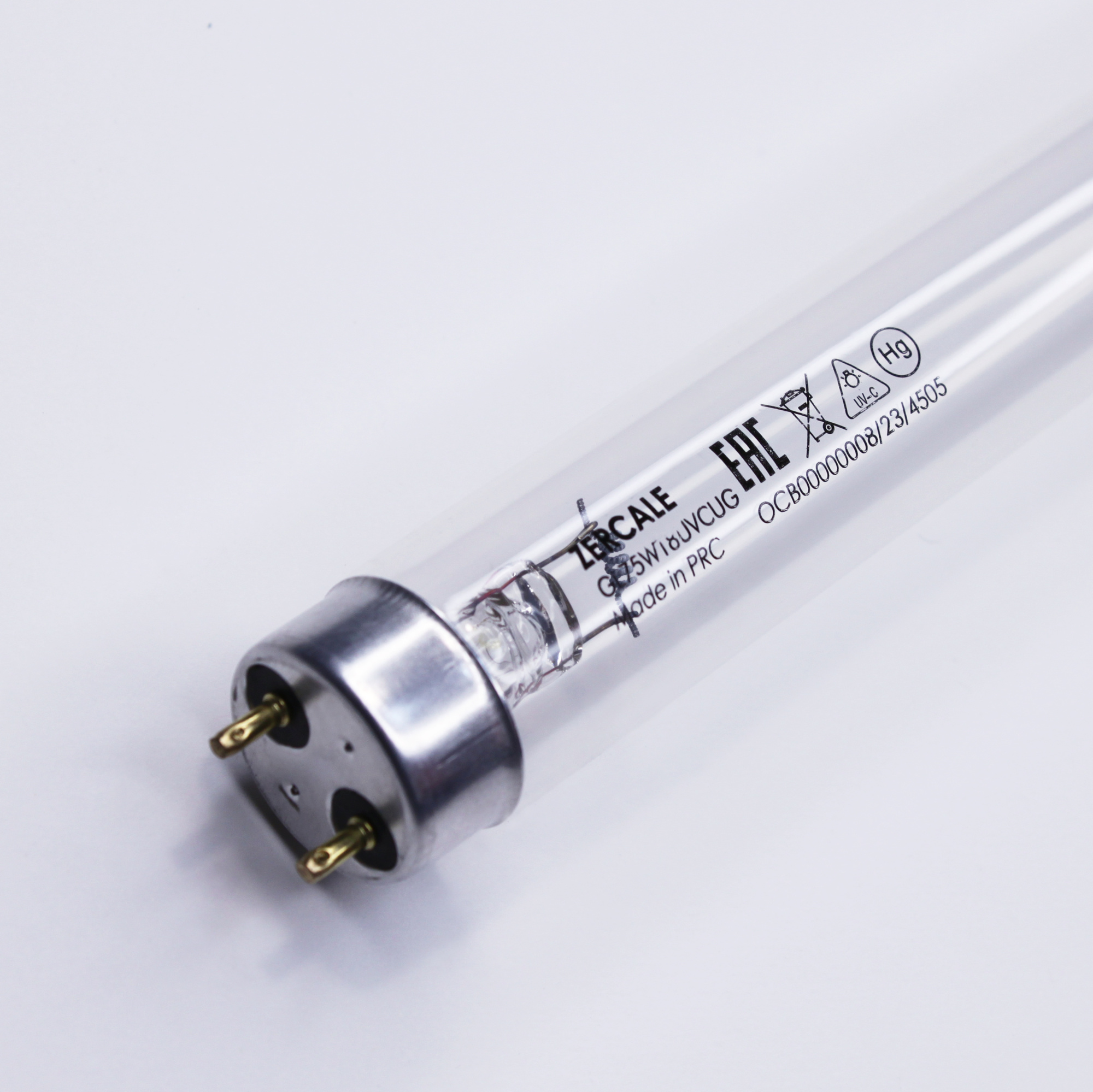 Бактерицидные лампы с увиолевым стеклом Zercale Uviol Glass